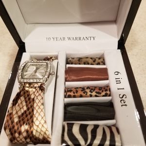 Watch with 6 bands